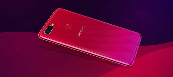 Oppo F9 красный корпус