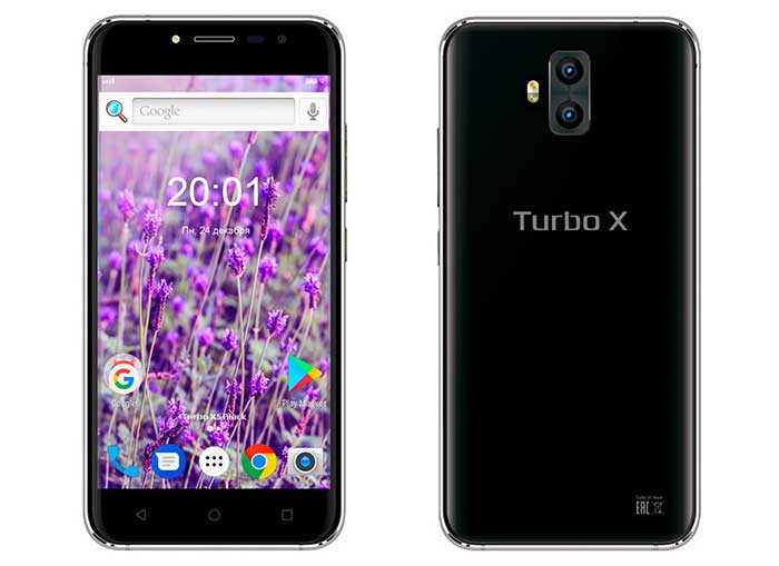 внешний вид Turbo X5 Black 4G