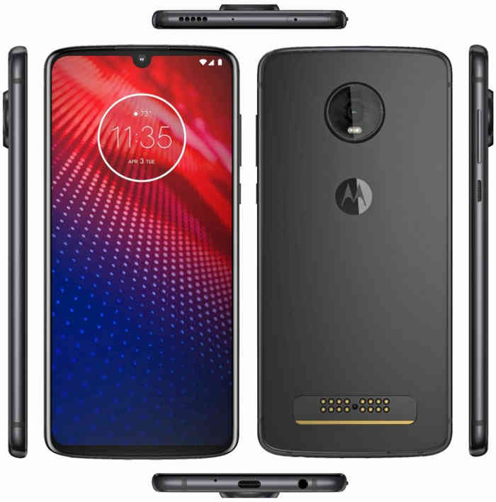 рендер Moto Z4