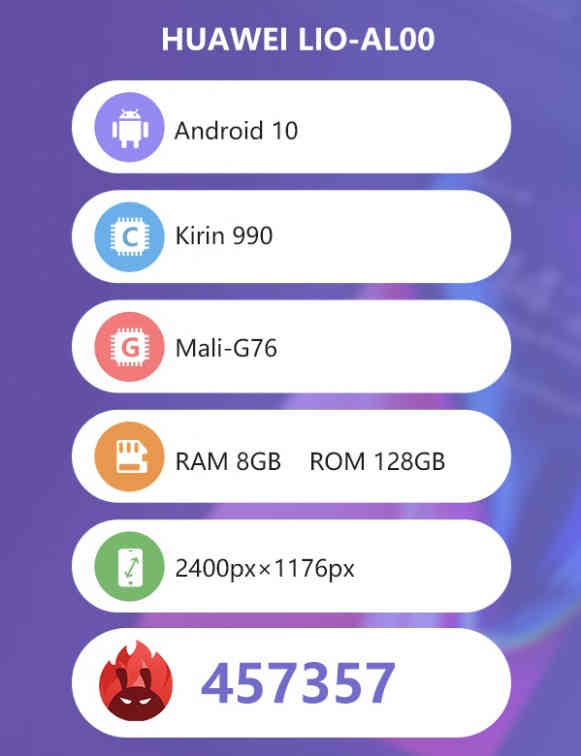 результаты AnTuTu Huawei Mate 30 Pro