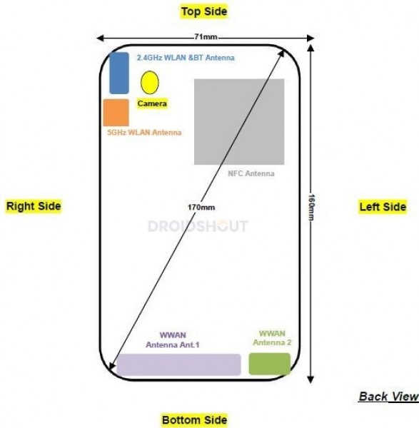 схема модулей Motorola One Hyper