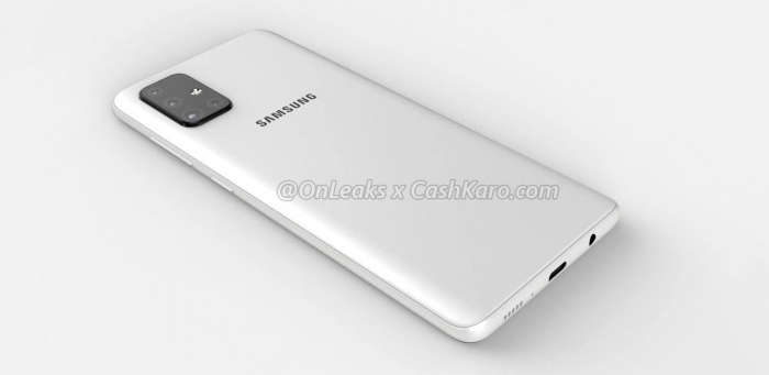Предполагаемый дизайн смартфона Samsung Galaxy A71