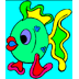 Fish Coloring book